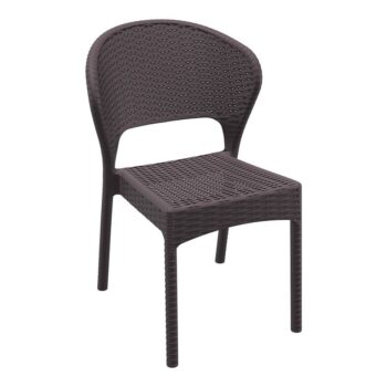 ZAP Daytona Rattan Side Chair - Brown-0