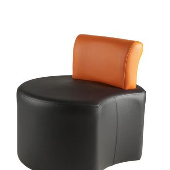 Alliance Pacman Single Seat Left Concave with Back Rest (Chrome Glides as Standard)-0