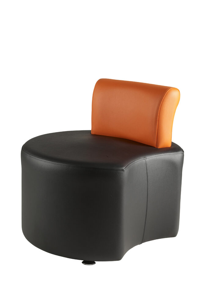 Alliance Pacman Single Seat Left Concave with Back Rest (Chrome Glides as Standard)-0