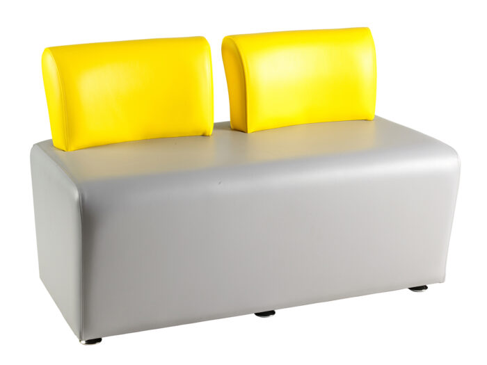 Alliance Sinuous Double Adult Square with Back Rest (Chrome Glides as Standard)-0