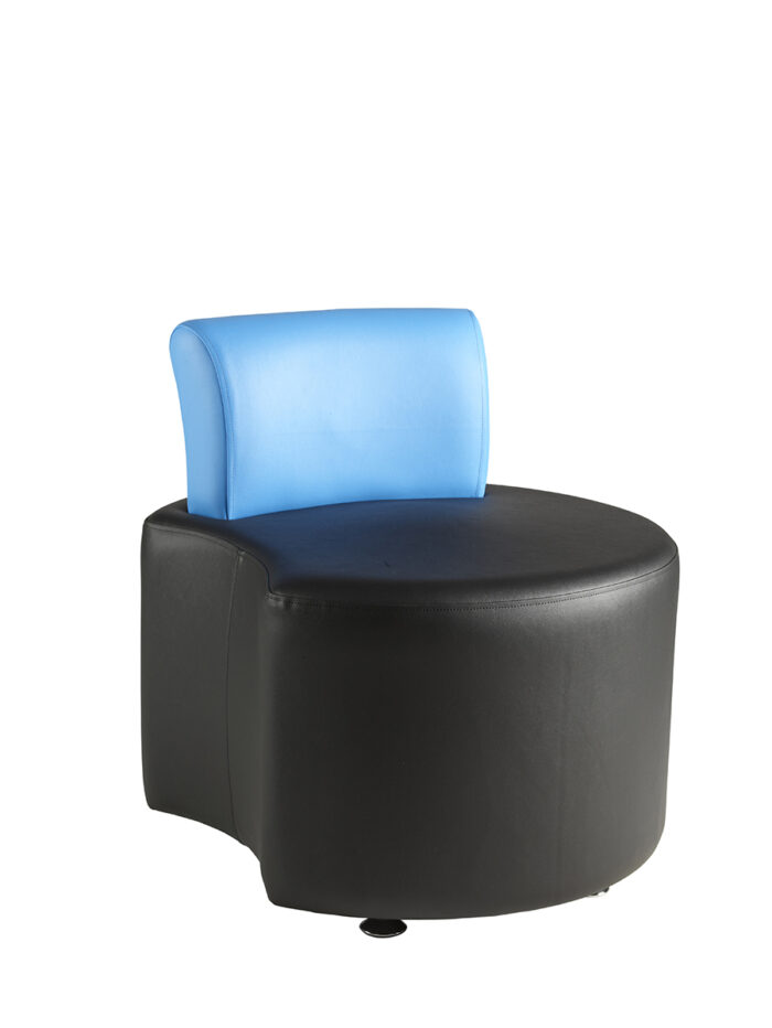 Alliance Pacman Single Seat Right Concave with Back Rest (Chrome Glides as Standard)-0