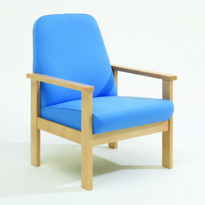 Alliance 7000 Beech Frame Medium Back Armchair-0