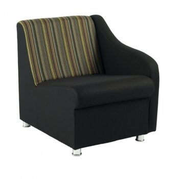 Alliance Sleek Chair with Left Arm (Chrome Glides as Standard)-0
