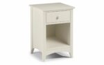 JULIAN BOWEN Cameo 1 Drawer Bedside - Stone White-14762