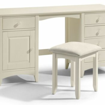 julian bowen Cameo Dressing Table - Stone White-0