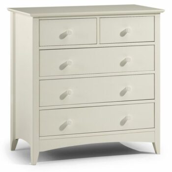 julian bowen Cameo 3+2 Drawer Chest - Stone White-0