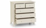 julian bowen Cameo 3+2 Drawer Chest - Stone White-14770