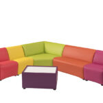 Alliance Educational Low Reception Three Seater (Black Glides as Standard)-0