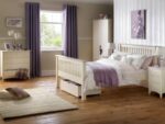 JULIAN BOWEN Cameo 1 Drawer Bedside - Stone White-14763