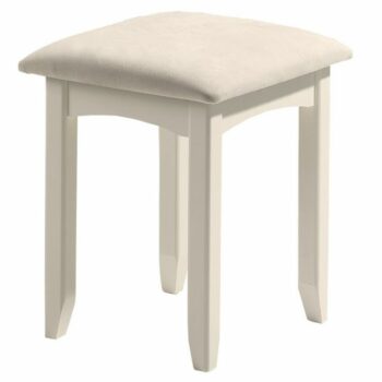 julian bowen Cameo Dressing Stool - Stone White-0