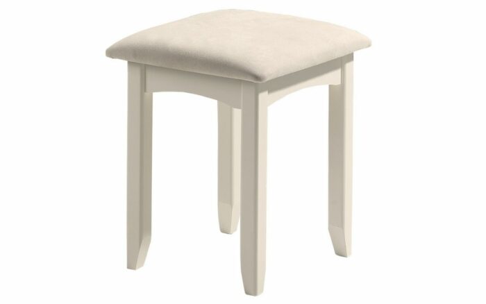 julian bowen Cameo Dressing Stool - Stone White-0