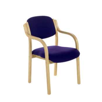 Alliance Cassius Beech Conference Side Chair with Arms-0