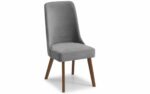 julian bowen Huxley Chenille Dining Chair - Dusk Grey-0