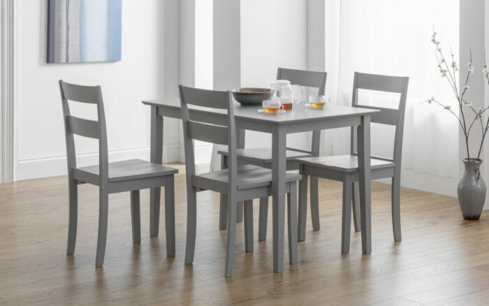 julian bowen Kobe Grey Compact Dining Table-14924