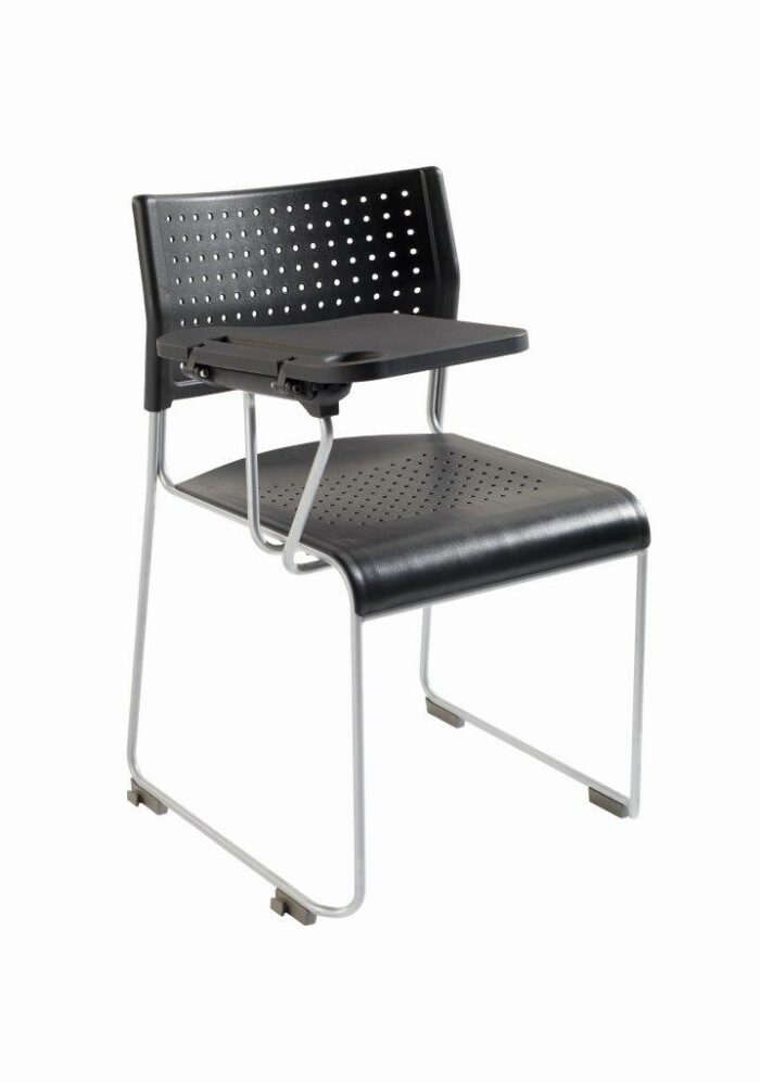 Alliance Public Side Chair with Right Hand Sitting Writing Tablet (Silver Frame Standard)-0