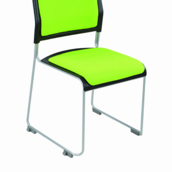 Alliance Public Side Chair with Upholstered Seat and Back (Silver Frame Standard)-0
