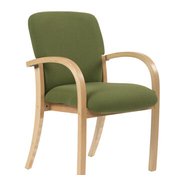 Alliance Hatton Squared Back Beech Conference Armchair-0