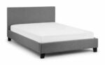julian bowen fabric Rialto Bed-light grey linen-14873