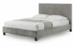 julian bowen fabric Shoreditch Bed-slate velvet-0