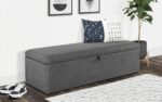 julian bowen Sorrento Blanket Box Dark Grey-24725
