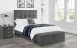 julian bowen Sorrento Blanket Box Dark Grey-24724