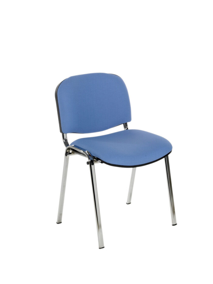 Alliance Flipper Chrome Frame Chair with upholstered seat and back-0
