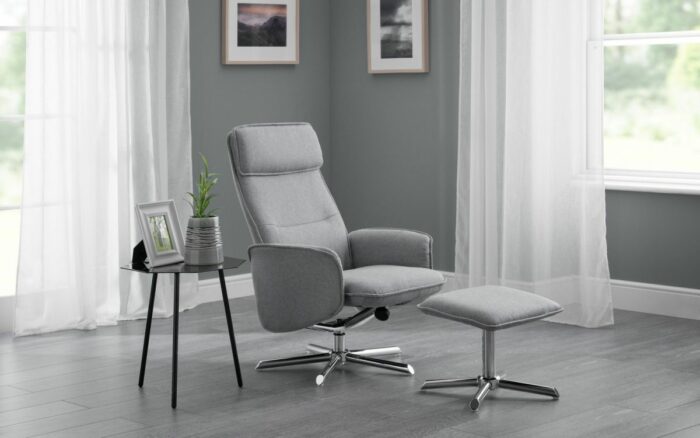 julian bowen Aria Recliner & Stool-16091