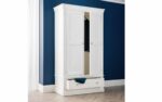 julian bowen Clermont 2 Door 1 Drawer Wardrobe-15298