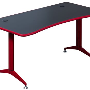 OI Gaming Desk 1400mm Black with Red Edge-0