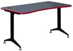 OI Gaming Desk 1400mm Black with Red Edge-15605