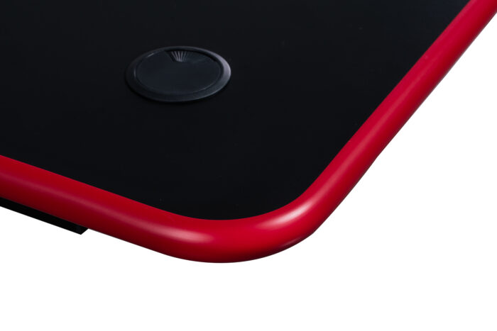 OI Gaming Desk 1400mm Black with Red Edge-15601