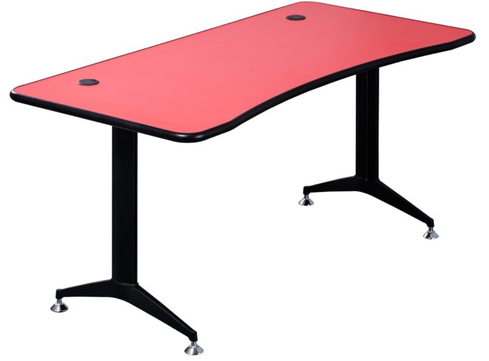OI Gaming Desk 1400mm Electric Height Adjustable - Red Top-0