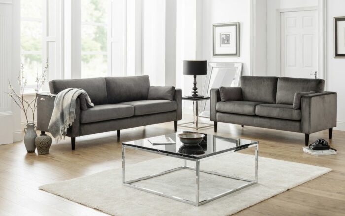 julian bowen Hayward Velvet 2 Seater Sofa-16105