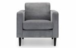 julian bowen Hayward Velvet Armchair-25527