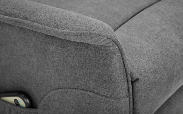 julian bowen Helena Rise & Recliner - Charcoal Fabric-16114