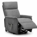 julian bowen Helena Rise & Recliner - Charcoal Fabric-0