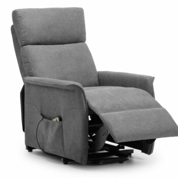 julian bowen Helena Rise & Recliner - Charcoal Fabric-0
