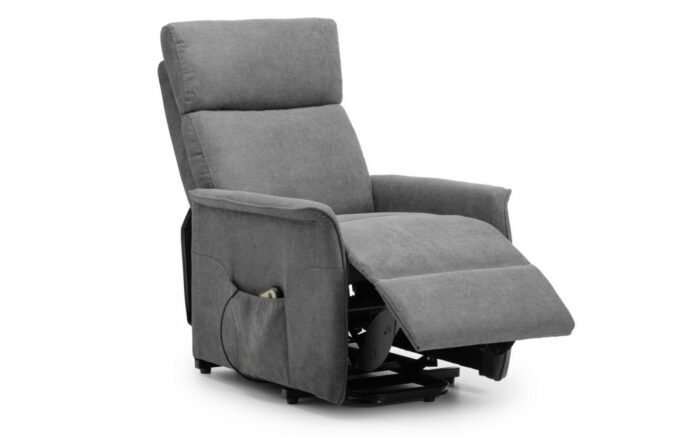 julian bowen Helena Rise & Recliner - Charcoal Fabric-0