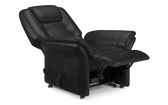 julian bowen Riva Rise & Recline Chair - Black-16079