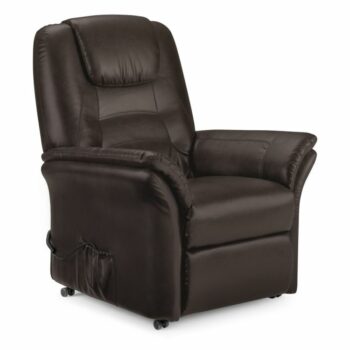 julian bowen Riva Rise & Recline Chair - Brown-0
