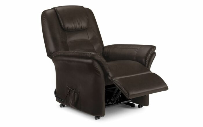 julian bowen Riva Rise & Recline Chair - Brown-16083