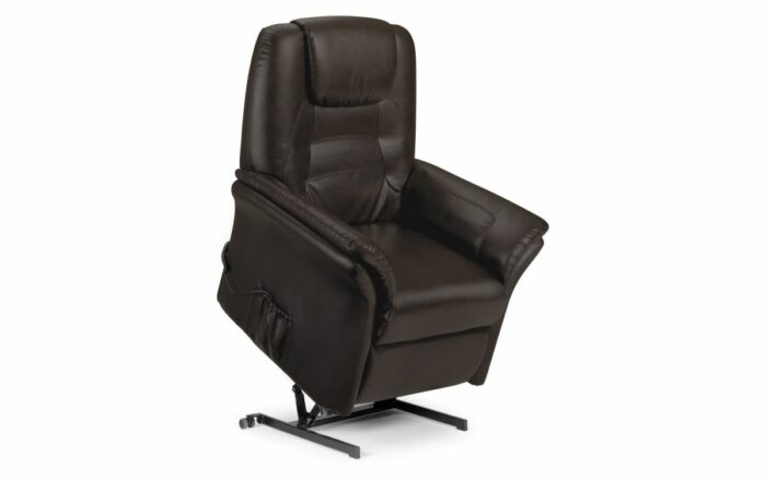 julian bowen Riva Rise & Recline Chair - Brown-16085