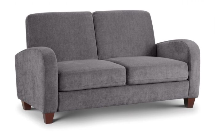 julian bowen Vivo 2 Seater Sofa in Dusk Grey Chenille-0