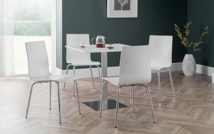 julian bowen Pisa Square Table - White-16355