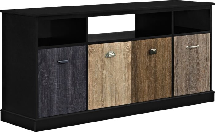 Dorel Mercer TV Console with Multicolored Door for TVs up to 60” -16469
