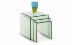 julian bowen Amalfi Bent Glass Nest Of Tables-0