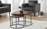 julian bowen Bellini Round Nesting Coffee Table-16140