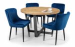 julian bowen Luxe Velvet Dining Chair-20498