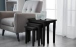 julian bowen Cleo Nest of Tables - Black-16176