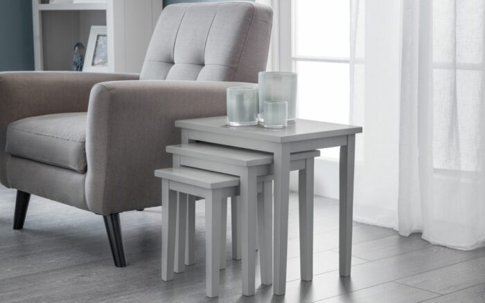 julian bowen Cleo Nest of Tables - Lunar Grey-16175